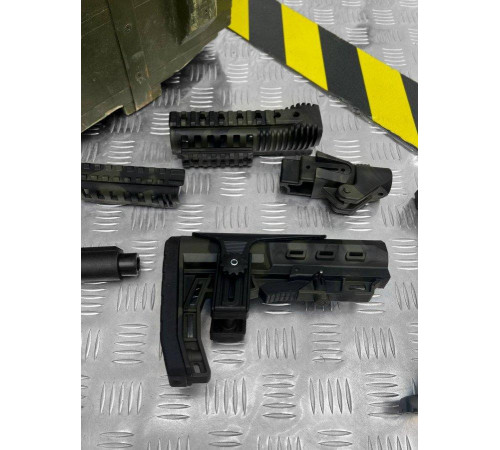 Набір приклад телескопічний Fab Defense GLR-16 dark olive ВТ7960