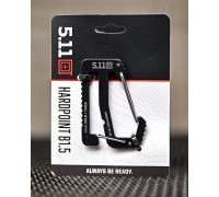 Карабин "HARDPOINT B150" BLACK 38 мм 5.11 Tactical сталь 1 ПП8143