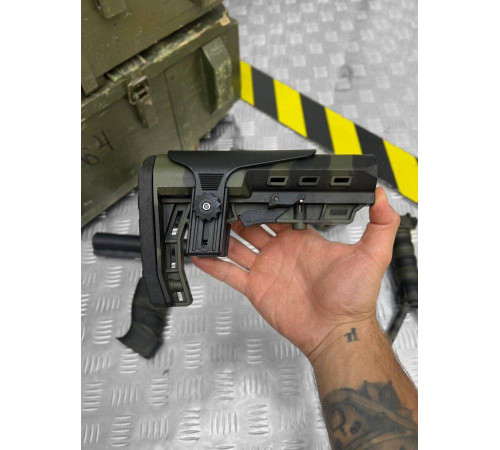 Набір приклад телескопічний Fab Defense GLR-16 dark olive ВТ7960