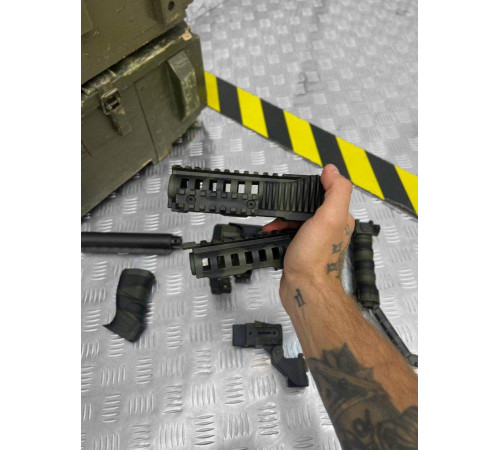 Набір приклад телескопічний Fab Defense GLR-16 dark olive ВТ7960