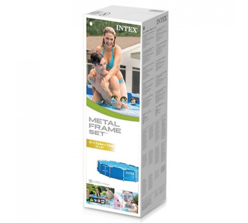Каркасний басейн Intex 28210 (366х76 см) адаптер для зливу води