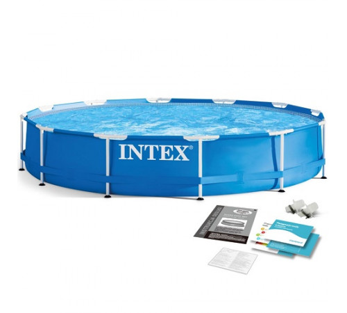 Каркасний басейн Intex 28210 (366х76 см) адаптер для зливу води