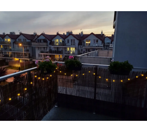 Гирлянда уличная LED лампочки SOLAR GARDEN LIGHT 834-122 WW на солнечной батарее