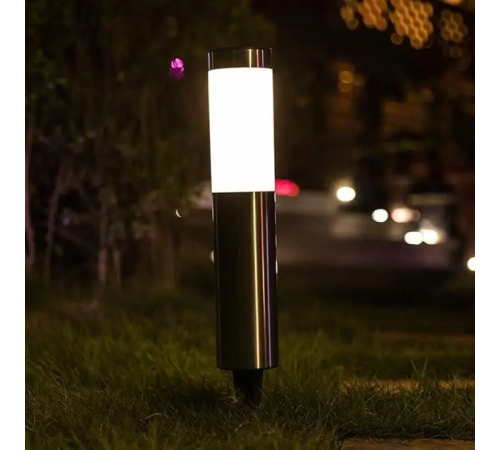 Світильники для газону Warm Solar Pillar Light / Світлодіодний світильник на сонячній батареї / Вуличні ліхтарі-стовпчики Solar 2 шт