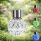 Садовий кристалічний світильник / Вуличний сонячний ліхтар garden light / Світильник із сонячною панеллю за 236 грн