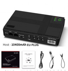 Бесперебойник UPS для Роутера mini ups поддерживает 5/9/12В, 10400 мАч (20)