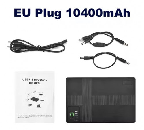 Бесперебойник UPS для Роутера mini ups поддерживает 5/9/12В, 10400 мАч (20) за 2070 грн