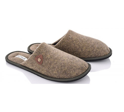 Хатні капці чоловічі закриті PaGo хакі 43