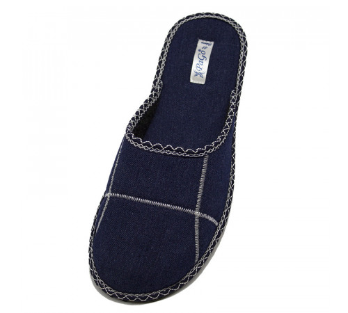 Тапочки мужские PaGo "Jeans" Синие Мяч 44
