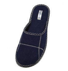 Тапочки мужские PaGo "Jeans" Синие Мяч 47