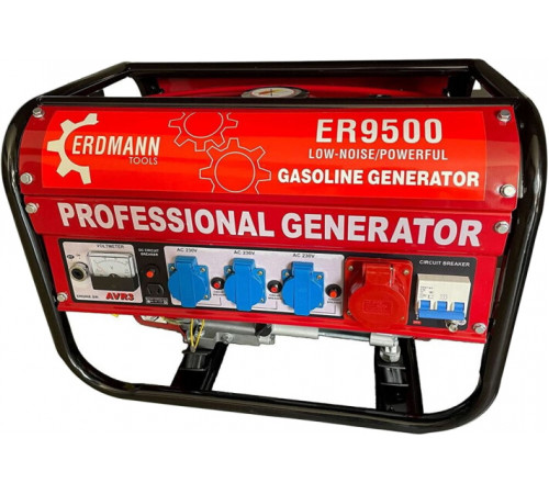 Генератор бензиновый ER-9500 Erdmann Tools (3 фазы, 2,5 кВт)