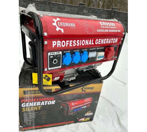 Генератор бензиновый ER-9500 Erdmann Tools (3 фазы, 2,5 кВт)