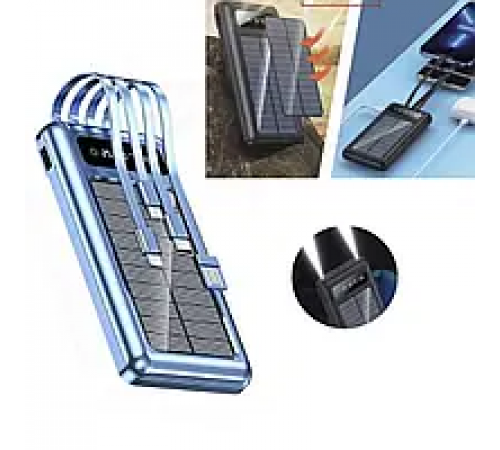 Мобильная Зарядка Power Bank на солнечной батарее UKC 10000 mAh Solar