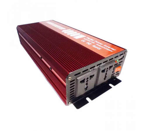 Автомобільний перетворювач напруги інвертор 4000W 12V UN-3060