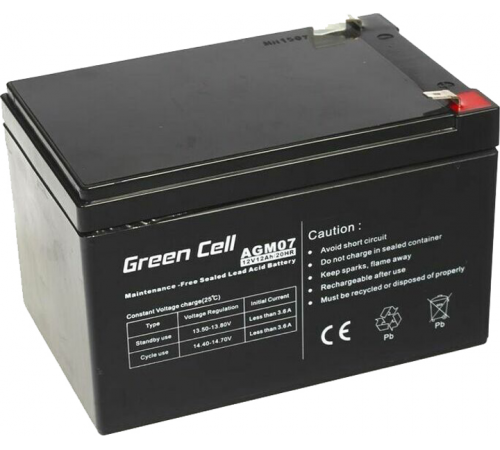 Аккумуляторная батарея Greencell AGM 12V 12Ah