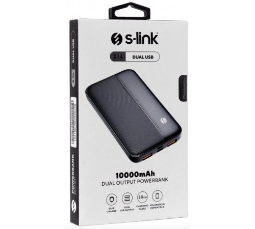 Повербанк Power Bank S-Link IP-G10N 10000 mAh черный