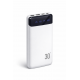 PowerBank PB-461 / Портативний зарядний пристрій 30000 mAh з цифровим дисплеєм