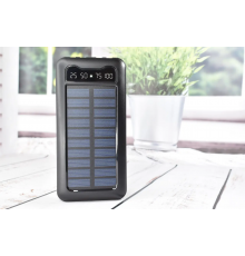 Павербанк Solar Power Bank с солнечной батареей + фонарик 20000 mAh