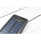 Павербанк Solar Power Bank с солнечной батареей + фонарик 20000 mAh