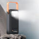 Портативна батарея зовнішня повербанк Power Bank 120000 mAh із сонячною панеллю та ліхтариком YM-639CX