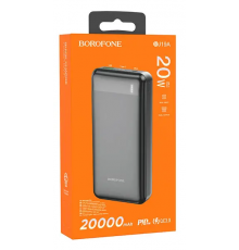 Повербанк Borofone J56A 20000 mAh/ Зарядний пристрій / Power Bank 2xUSB, Type C, micro-USB