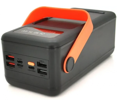 Портативна батарея зовнішня повербанк Power Bank 100000 mAh із сонячною панеллю та ліхтариком YM-638CX