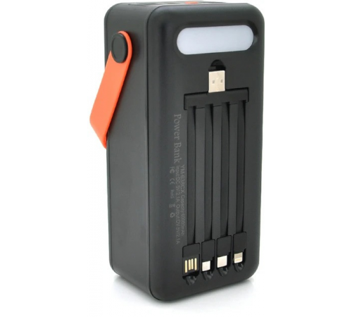 Портативна батарея зовнішня повербанк Power Bank 100000 mAh із сонячною панеллю та ліхтариком YM-638CX
