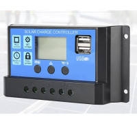 Контроллер заряда солнечный 10А 12/24В OTS c дисплеем и USB PWM