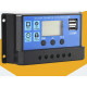 Контроллер заряда солнечный 10А 12/24В OTS c дисплеем и USB PWM