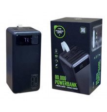 Павер банк Power Way TX80 80000mAh c 3 кабелями (Реальная мощность) Power Bank