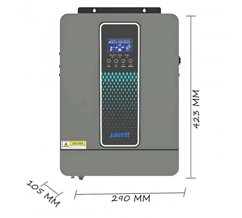 Гибридный инвертор Jarrett JARP-3.2KVA ЧИСТЫЙ, 3000 W, 24 V, 1 фаза