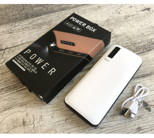 Портативне зарядне 20000 mahc екраном 3 USB + ліхтарик, павер банк, Power Bank