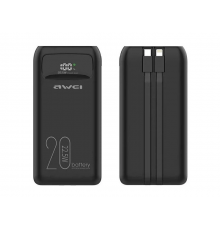Павербанк AWEI P13K/9610 22,5W Зарядное устройство 20 000 mah