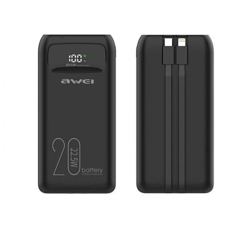 Павербанк AWEI P13K/9610 22,5W Зарядное устройство 20 000 mah