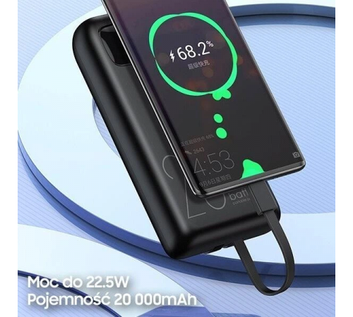 Павербанк AWEI P13K/9610 22,5W Зарядное устройство 20 000 mah