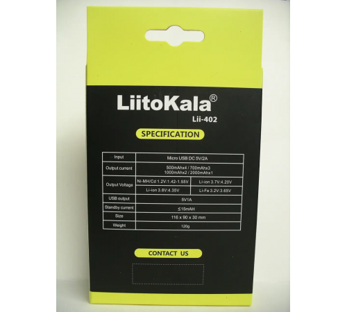 Зарядное устройство для LiitoKala Engineer Lii-402