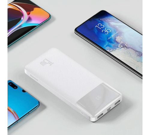 Power Bank Baseus Bipow Overseas 10000 мАч 15 Вт