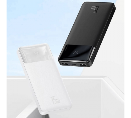 Power Bank Baseus Bipow Overseas 10000 мАч 15 Вт
