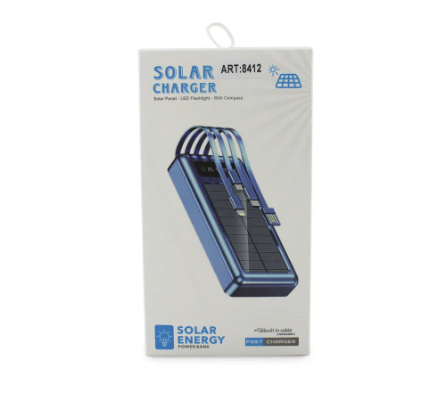 Мобільна зарядка POWER BANK 20000MAH Solar Z 102B