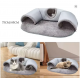 Игровой туннельный коврик Интерактивная игрушка игровой домик 2 в 1 Cat Bed