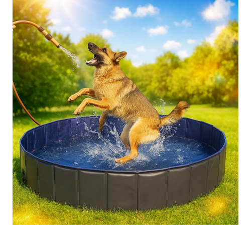Бассейн для собак, нескользящий бассейн для домашних животных Pet Pool AND XL-1461