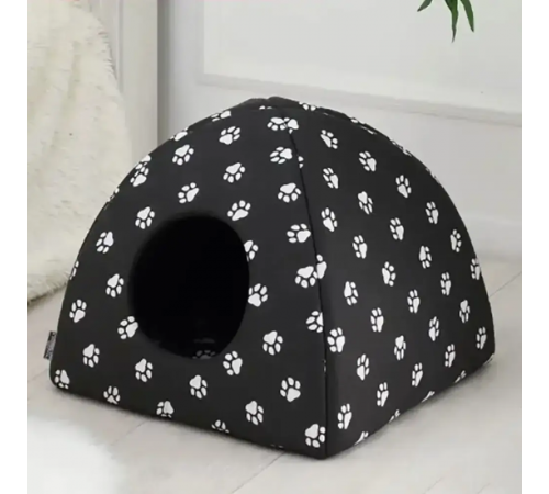 Мягкий домик для собак и кошек YU227 компактный складной Pet Hut White 35 см × 40 см