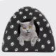 Мягкий домик для собак и кошек YU227 компактный складной Pet Hut White 35 см × 40 см