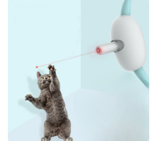 Умный лазерный ошейник для кошек и кошек Laser Collar интерактивная смарт со встроенным лазером