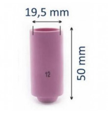 Сопло керамическое для агронодуговой горелки (TIG), № 12 д. 19,5мм