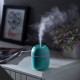 Бирюзовый ультразвуковой мини увлажнитель воздуха USB Humidifier с подсветкой