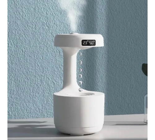 Увлажнитель воздуха портативный Kinscoter DQ-011 Anti Gravity Humidifier электрический 800 мл White iC227
