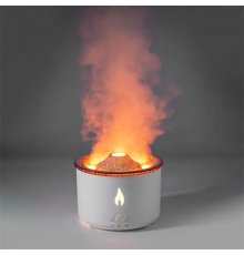 Ароматический диффузор Volcano Fire Flame, ароматерапия, увлажнитель воздуха, 2 цвета, пульт Jellyfish Mist Flame Volcano Home Appliance Life Store
