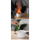 Ароматический диффузор Volcano Fire Flame, ароматерапия, увлажнитель воздуха, 2 цвета, пульт Jellyfish Mist Flame Volcano Home Appliance Life Store