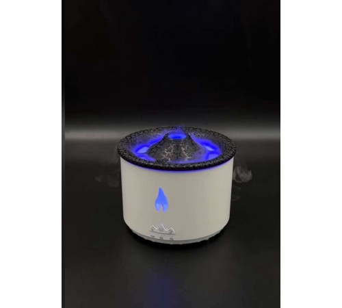 Ароматический диффузор Volcano Fire Flame, ароматерапия, увлажнитель воздуха, 2 цвета, пульт Jellyfish Mist Flame Volcano Home Appliance Life Store